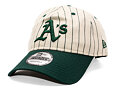 Kšiltovka New Era - MLB Pinstripe 9TWENTY - Oakland Athletics - Dark Green