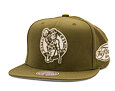 Cap Mitchell & Ness - NBA Fashion Basic Snapback - Boston Celtics - Olive