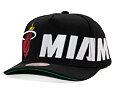 Kšiltovka Mitchell & Ness - NBA Busted Pro - Miami Heat - Black