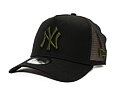 Cap New Era - MLB Essential 9FORTY Trucker - NY Yankees - Black / Rifle Green