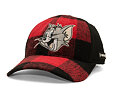 Cap Capslab - Tom & Jerry Trucker - Tom Grin Buffalo Check - Red / Black
