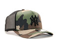 New Era Clean Trucker New York Yankees Snapback Woodland Camo / Black Cap