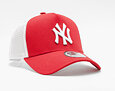 New Era Clean Trucker 2 New York Yankees Snapback Scarlet / Optic White Cap