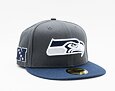 New Era 59FIFTY NFL Official Team Colors Seattle Seahawks Grey Cap