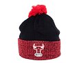 Mitchell & Ness Chicago Bulls Two Tone Pom Beanie HWC Black
