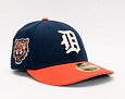 New Era 59FIFTY Low Profile MLB Cooperstown Detroit Tigers Fitted Oceanside Blue Cap