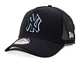 Kšiltovka New Era - MLB Outline 9FORTY Trucker - NY Yankees - Navy
