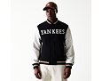 Bunda New Era - MLB Wordmark Varsity Jacket - NY Yankees - Black