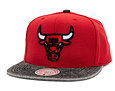 Kšiltovka Mitchell & Ness - NBA Denim Patchwork - Chicago Bulls - Red