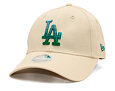 Womens Cap New Era - MLB Womens Metallic Logo 9FORTY - LA Dodgers - Cream