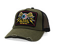 Cap Von Dutch - Flying Eyeball 1929 Patch Trucker - Olive