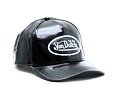 Womens Cap Von Dutch - Vinyl Oval Patch Baseball - Black