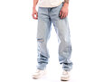Pants Karl Kani - OG Distressed Straight Leg Jeans - Blue