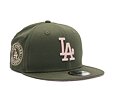 New Era 9FIFTY MLB Side Patch Los Angeles Dodgers New Olive / Dirty Rose Cap