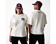 Triko New Era - MLB Waffle Tee - NY Yankees - Off White