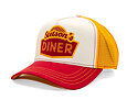 Cap Stetson - Stetson's Diner Trucker - Cream / Red / Yellow