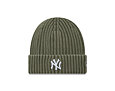 Beanie New Era - MLB Washed Beanie Medium Knit - NY Yankees - New Olive