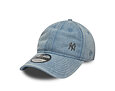 Cap New Era - MLB Washed Denim Pin 9TWENTY - NY Yankees - Pastel Blue