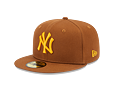 Kšiltovka New Era 59FIFTY MLB League Essential 5 New York Yankees Toasted Peanut / Mellow Yellow