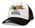 Cap Von Dutch - Flying Eyeball Logo Trucker - White / Black