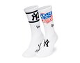 Socks New Era - MLB WS Crew Socks 2pk - NY Yankees - White