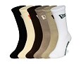 Socks New Era - Flag Crew Socks 6pk - Earth Palette