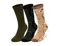 Socks New Era - Camo Crew Socks 3pk - Olive