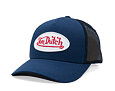 Cap Von Dutch - Classic Oval Logo Patch Baseball Trucker - Navy