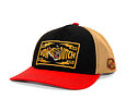 Cap Von Dutch - Tiger Head Patch Premium Trucker - Black / Red / Tan