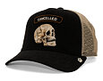 Cap Goorin - Cancelled Denim Rocker - Skull - Black Denim