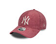 Womens Cap New Era - MLB Chunky Cord 9FORTY M-CROWN - NY Yankees - Cardinal Suede
