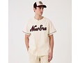 Tee New Era - Branded Straight Hem Jersey - Off White