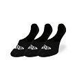 New Era Flag Invisible 3Pack Black Socks
