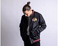 '47 Brand NHL Chicago Blackhawks Core Poly Fill '47 Drift Track Jacket Jet Black