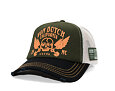 Cap Von Dutch - Skull Wings MC Trucker - Olive / White