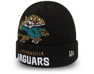New Era Jacksonville Jaguars Infant Mascot Cuff Knit Black Kids Beanie