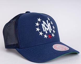 Mitchell & Ness Branded Essential Stars Trucker Snapback Navy Cap