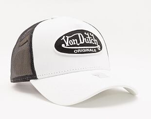 Von Dutch Boston Trucker Cotton White/Black Cap
