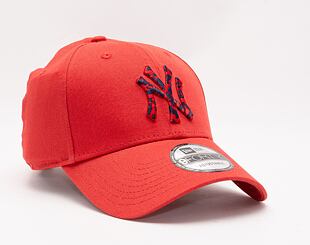 New Era 9FORTY MLB Seasonal Infill  New York Yankees Alert Red/Navy Cap