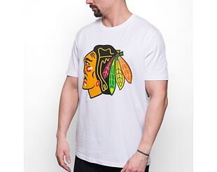 Mitchell & Ness NHL Team Logo Tee Chicago Blackhawks White T-Shirt