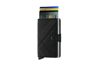 Secrid Miniwallet Stitched Linea Black