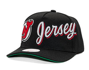 Kšiltovka Mitchell & Ness - NHL Busted Pro - New Jersey Devils - Black