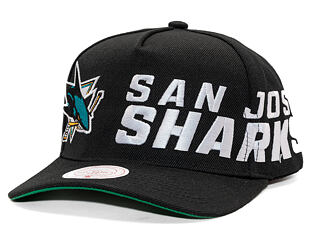 Kšiltovka Mitchell & Ness - NHL Busted Pro - San Jose Sharks - Black