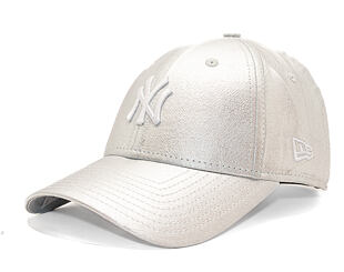 Womens Cap New Era - MLB Metallic 9FORTY - NY Yankees - Silver