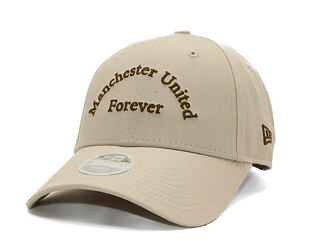 Womens Cap New Era -  Wordmark 9FORTY - Manchester United FC - Chestnut Brown