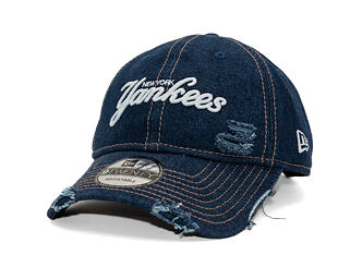 Cap New Era - MLB Denim Distress 9TWENTY - NY Yankees - Navy