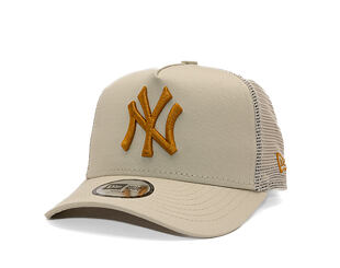 Kids Cap New Era - MLB Essential 9FORTY Trucker - NY Yankees - Stone