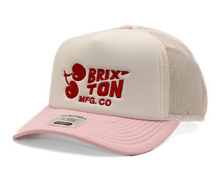 Cap Brixton - Cherry MP Trucker - Off White/Pink