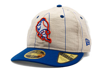 Cap New Era - MLB Retro Linen Pinstripe 59FIFTY Retro Crown - NY Mets - Team Color