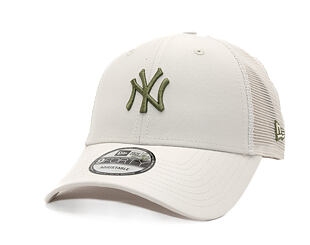 Cap New Era - MLB Midi Homefield 9FORTY Trucker - NY Yankees - Stone / New Olive